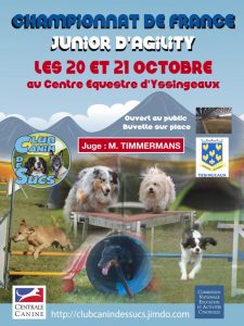 Championnat de France d'Agility Junior 2018 @ Yssingeaux (43200)