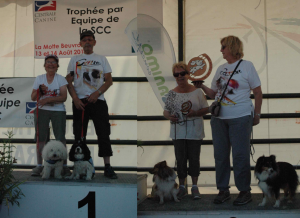 Trophée Agility par Équipes 2016 - Podium Handi 3 A