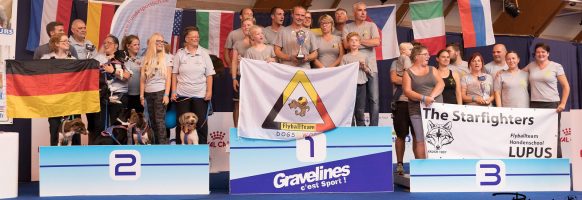 Flyball Open World Cup 2018 – Podium division 2