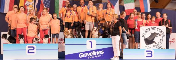 Flyball Open World Cup 2018 – Podium division 3