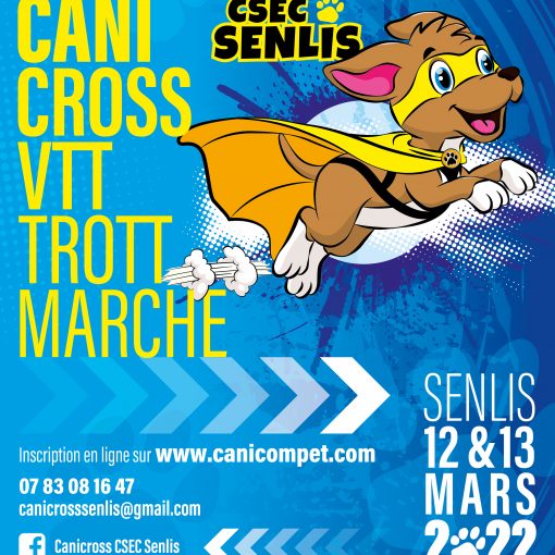 Affiche GPF canicross 2022