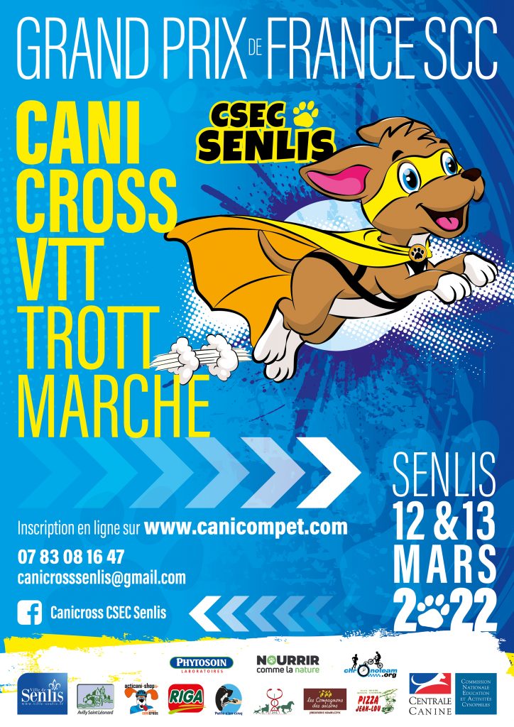 Affiche GPF canicross 2022